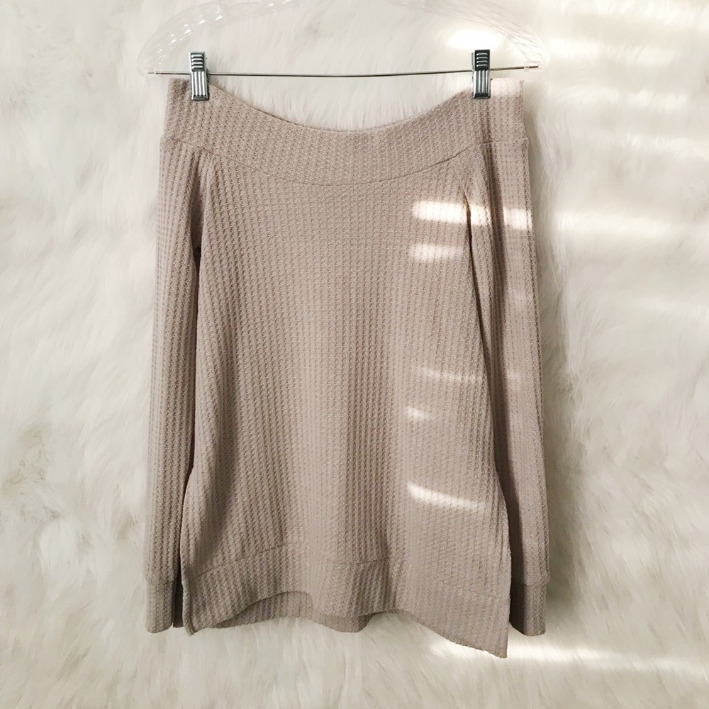 Off the shoulder sweater